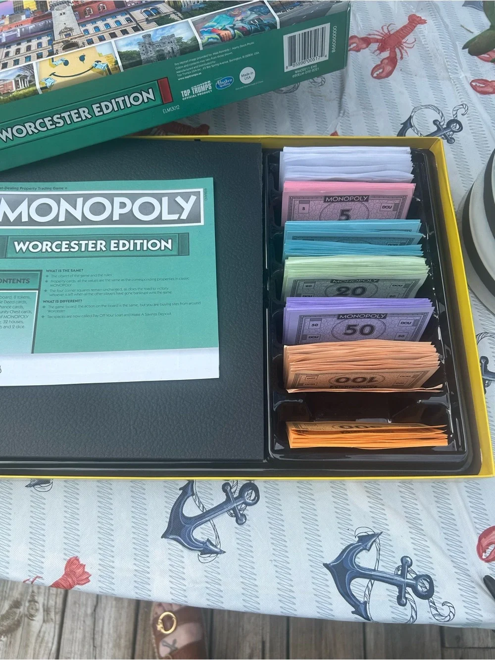 Worcester Edition monopoly game